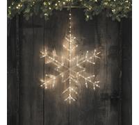 Flocon de Neige Lumineux de 60 cm en Acrylique, à Suspendre