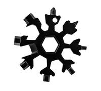 Flocon De Neige Multi-Outils 18 En 1, Outil De Poche Portable liquet Combinaison Métrique Cadeau De Noël Clés À Douille Outils D'écrou