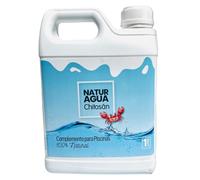 Floculant naturel piscine 1 l avec chitosan | Clarifiant biodégradable - Élimine la turbidité et les déchets organiques | Eau cristalline sans produits chimiques | Améliore la filtration des peaux