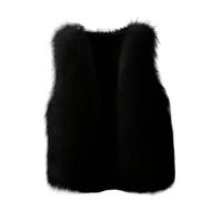 Flodxo Gilet en fausse fourrure pour femme - Grande taille - Gilet d'hiver sans manches élégant et décontracté - Gilet thermique léger et chaud