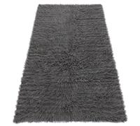 FLOKATI EN LAINE - Couvre-lit Plaid gris 240x340 cm