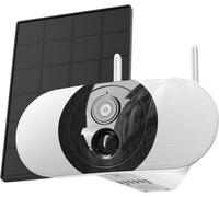 Floodlight Cam 2K Camera Surveillance Solaire Détection Humaine PIR WiFi Exterieure sans Fil Vision Nocturne Audio Bidirectionnel