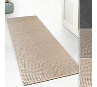 Floordirekt Calcutta - Aspect sisal - Design œil de tigre - Tapis de salon - Tapis de salon, tapis de couloir, de cuisine (Beige, 100 x 300 cm)