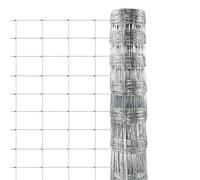 Floordirekt | Clôture grillagée de qualité Professionnelle | Longueur de 50 m | Clôture de pâturage, clôture forestière, clôture pour Animaux | Treillis métallique | Galvanisé, 100 cm x 50 m