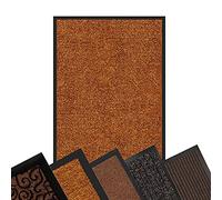 Floordirekt Paillasson XXL pour couloir, entrée, intérieur et extérieur, antidérapant, facile d'entretien, marron, 50 x 80 cm