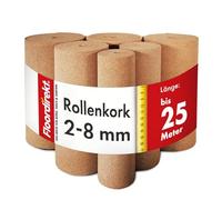 Floordirekt Rouleau de liège 100 x 1000 cm, 5 mm, sous-couche d'isolation naturelle, acoustique et thermique, utilisation polyvalente
