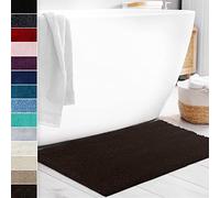 Floordirekt Sky Soft Tapis de bain carré et rond - Extra moelleux - Antidérapant et à séchage rapide - Plusieurs couleurs et tailles (70 x 120 cm, marron)