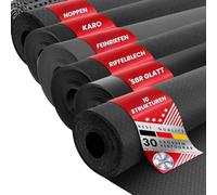 Floordirekt Tapis en caoutchouc au mètre et dalles - Revêtement de sol antidérapant - SBR - 120 x 200 cm - 2 mm