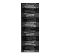 Floordirekt Via Veneto Tapis de couloir Anthracite 80 x 100 cm | Tapis à boucles fines sur mesure pour cuisine, couloir et salon