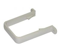 FLOPLAST Lot de 5 clips carrés pour tuyaux en duvet Blanc 65 mm