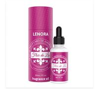 Flor De Lis Huile de Parfumée Lenora - Huiles Essentielles Lys, Rose, Jasmin, Marine - Diffuseurs, Parfums Ambiance, Boules de Séchage Pour Linge, Savon, Bougies, Cire - Flacon 30ml Compte-gouttes