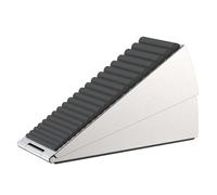 FLORA GUARD 7,6cm Butée Porte Lourde ，en Acier Inox - Butée Robuste à Ressort Réglable pour Sécurité, Fixation Solide Anti-Bruit et Anti-Glissement