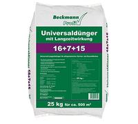 Floragard Beckmann Profi Engrais Universel 16 + 7 + 15 Engrais Longue durée 25 kg, Blanc, 59 x 39 x 15 cm, 115219