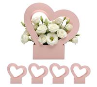 Floral Bag Lot de 5 sacs à fleurs imperméables portables pliables avec poignées pour bouquets, Home Living Room Arrangement, Décoration, For Women, Girls, Wife, Mom, Parties, Special Occasions