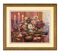 Floral Romantic Point de Croix Pack complet sans cadre