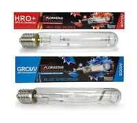 FLORASTAR Pack 2 Ampoules Horticoles 600W MH + HPS - Croissance et Floraison Culture Intérieur