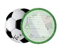 FloraVigo 12 Cartes carte invitation anniversaire garcon, anniversaire foot, Cartes d'invitation d'anniversaire pour enfants garçons filles pour fête d'enfants ou jeu d'anniversaire de football