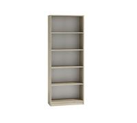 FLORENCE - Bibliothèque contemporaine 5 niches salon/bureau/chambre 30x60x182 - Meuble de rangement multifonctionnel livres dèco