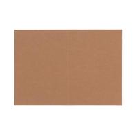 Florence Cartes Pliantes Papier Cartonné - A6 - Kraft - 100 pcs - 300 g/m² - Cartes Vierges pour Invitations, Faire Part, Cartes Postales et Cartes de Vœux Personnalisées, Brun