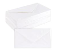 Florence Enveloppes 21 x 11 cm - Blanc - 100 pcs - 120 g/m² - Enveloppes Auto-Adhésives pour Faire Part de Mariage, Cartes Postales, Invitations, Cartes de Vœux