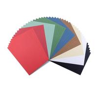 Florence Papier Cartonné en Lin Noël 250 g - Papier Scrapbooking A4 - Papier Cartonné Couleur - Invitations Élégantes, Boîtes-Cadeaux et Projets Artistiques, Plusieurs couleurs