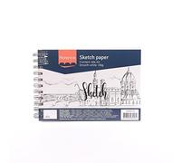 Florence Papier Dessin - A5 - 60 feuilles - 130 g/m² - Bloc de Papier pour Esquisses et Croquis - Carnet de Dessin - Sketchbook pour Crayon Graphite, Feutres et Marqueurs