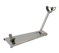 Flores Cortés 17812 Support à Jambon Type C, Platine Pliable, Base en INOX