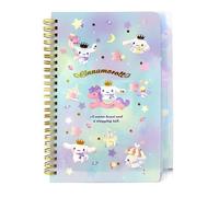 Florian Cute A5 Pastel Index Notebook, 4-Tab Spiral Bound Journal | Reliure à spirale