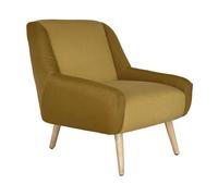 FLORIDE - Fauteuil vintage jaune et ocre Ocre