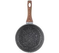 FLORINA Casserole en Aluminium (2,4 l) 20 cm I Casserole I Poignée Imitation Bois Soft-Touch et Revêtement à 3 Couches I Antiadhésive I Idéale pour Plaque à Induction, Gazinière et Plaque Électrique