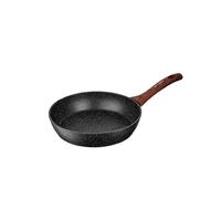 FLORINA MASTER BLACK Poêle à frire en aluminium de 28 cm | Revêtement antiadhésif | Tous types de plaques de cuisson et plaques à induction | Poignée ergonomique soft-touch | Résistante à la chaleur