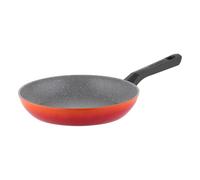 FLORINA Poêle à frire en aluminium de 26 cm de diamètre - Poêle universelle CHILI - Revêtement anti-adhésif imitation pierre - Induction point - Convient pour cuisinière à induction, cuisinière à gaz