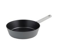 FLORINA Poêle à frire en aluminium Serrano 28 cm 3,5l I Poêle à frire avec poignées Soft Touch I Légère et robuste I Revêtement anti-adhésif I Structure rayée | Poêle au design élégant