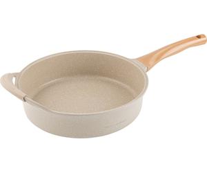 FLORINA poêle à frire haute en aluminium OSLO 28 cm I Revêtement anti-adhésif en céramique I Poignée ergonomique souple I Résistant à la chaleur | la poêle est adaptée aux cuisinières à induction, à g