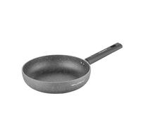 FLORINA - Poêle Antiadhésive I Diamètre - 24 cm I Poêles à Frire LAVA STONE I Poêle Profonde en Aluminium I Cuisinières en Tous Genres - Induction, Gaz, Plaque Électrique I Couleur: Gris
