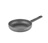 FLORINA - Poêle Antiadhésive I Diamètre - 28 cm I Poêles à Frire LAVA STONE I Poêle Profonde en Aluminium I Cuisinières en Tous Genres - Induction, Gaz, Plaque Électrique I Couleur: Gris