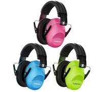 Floriogra 3 Paquets Casque Anti Bruit Enfant, Protections Auditives Pour Enfants Confortable, avec Une Atténuation de SNR 28dB, Garcon et Fille Âge 3-16 Years,Casque Anti-Bruit pour Milieu Bruyant