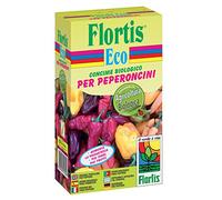 Flortis 1110652 - Engrais organo-minéral bio pour piments (500 g, 7,5 x 13,5 x 24 cm)