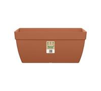 FLORUS Paris Terrace Trough 80cm Pot de Fleur - Terre Cuite | L 36 x W 76.4 x H 31.9 cm | Plastique 100% recyclé