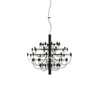 FLOS lampe à suspension 2097/50 (Noir avec ampoules givrNero con ribalta bianca - Acier)