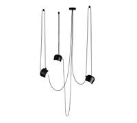 Flos Aim Small 3 Pendelleuchte, noir