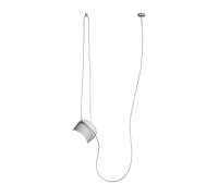 FLOS Petit plafonnier AIM Small – aluminium et polycarbonate – Blanc