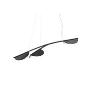 Flos Almendra Organic Short S3 Pendelleuchte, anthracite