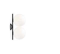 Flos Applique murale IC lights C/W1 Double Noir-opale