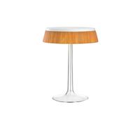 Flos Bon Jour Blanc Tischleuchte, couronne en rotin