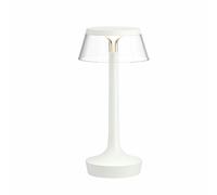 Flos Bon Jour Unplugged Bordlampe Hvid Krop Og Transparent Skærm