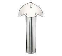 Flos Chiara F Stehleuchte, acier inoxydable / noir