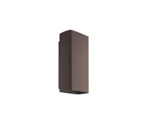 Flos Climber Down 87 Flood Fassadenleuchte, brun foncé