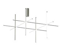 FLOS lampe au plafond COORDINATES C4 (Argent moon - Aluminium Extrudé)