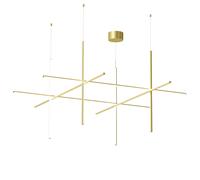 FLOS lampe à suspension COORDINATES S4 (Champagne - Aluminium Extrudé)